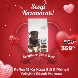 Reflex 15 Kg Kuzu Etli & Pirinçli Yetişkin Köpek Maması