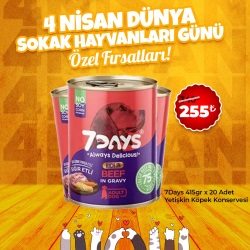 7 Days 400 Gr x 20 Adet Köpek Konserve Çeşitleri
