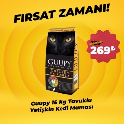 Guupy 15 Kg Tavuklu Yetişkin Kedi Maması