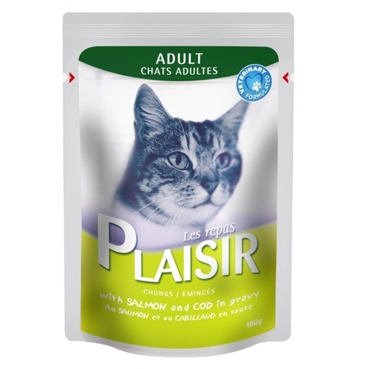 Plaısır Somon Ve Morina Balıklı Yetişkin Pouch Kedi Konservesi 100 Gr