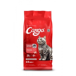 Cango Kısırlaştırılmış Steril Kedi Maması Tavuk Etli 15KG