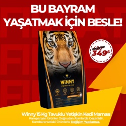 Winny 15 Kg Tavuku Yetişkin Kedi Maması