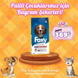 Foxy 15 Kg Kuzu Etli Yetişkin Köpek Maması