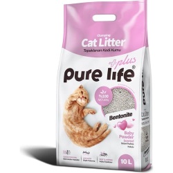 Purelife Pure Life Bebek Pudrası Kokulu Kedi Kumu 10L