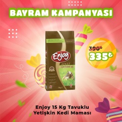 Enjoy 15 Kg Tavuklu Yetişkin Kedi Maması