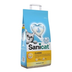 Sanicat Classic Oksijen Koku Kontrollü Doğal Kedi Kumu 10 Litre