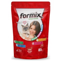 Formix Sığır Etli Jöleli Pouch Yetişkin Kedi Konservesi 85gr x 24 Adet