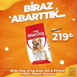 Wise Dog Kuzu Etli Yetişkin Köpek Maması 15 Kg