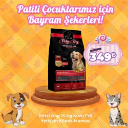 Petzi Dog 15 Kg Kuzu Etli Yetişkin Köpek Maması