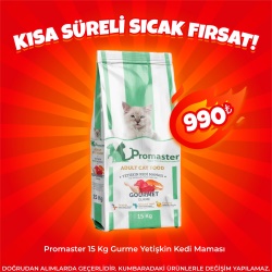 Promaster Gurme Yetişkin Kedi Maması 15 Kg (Sıcak Fırsatlar)