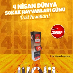 2 Kg Kedi Mama İstasyonu