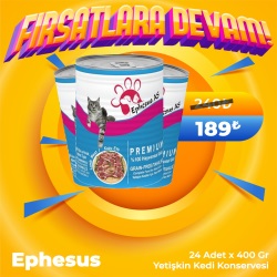Ephesus As 415 gr x 24 Adet Kedi Konserve Çeşitleri