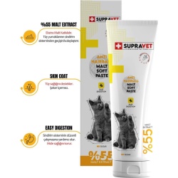 Supravet Anti Hairball Kediler için Malt Macun 100 Gr