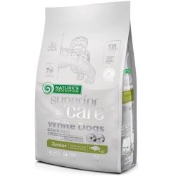 Nature's Protection Tahılsız Küçük Irk Beyaz Tüylü Yavru Köpek Maması 1,5 KG