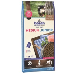 Bosch Medium Junior Taze Kümes Hayvanlı Orta Irk Yavru Köpek Maması 15kg