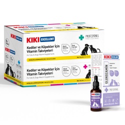 KIKI Excellent Kedi & Köpek Glukozamin & Kondroitin & Type II Kolajen & MSM Şurup 50 ml.