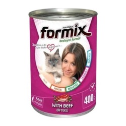 Formix Biftekli Yetişkin Kedi Konservesi 400 gr