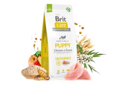 Brit Care Sustainable Tavuklu ve Böcek Proteinli Yavru Köpek Maması 12 Kg