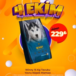 Winny 15 Kg Tavuku Yavru Köpek Maması