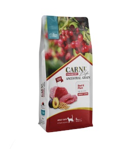 Carni Life Kızılcık Sığır Etli ve Erikli Yetişkin Kedi Maması 5 Kg