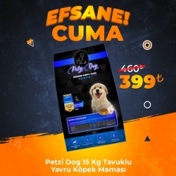 Petzi Dog Premium Puppy Tavuklu 15 Kg Yavru Köpek Maması