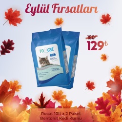 Rocat Topaklanan Kedi Kumu Çeşitleri 2 x 10lt