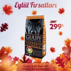 Guupy 15 Kg Kuzu Etli Yetişkin Köpek Maması