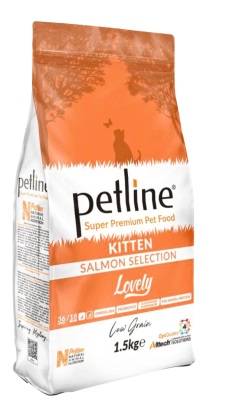 Petline Lovely Salmon Selection Somonlu Düşük Tahıllı Yavru Kedi Maması 1,5kg