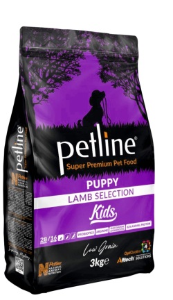 Petline Kids Lamb Selection Kuzu Etli Düşük Tahıllı Yavru Köpek Maması 3kg