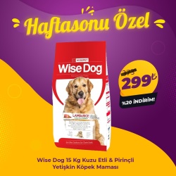 Wise Dog Kuzu Etli Pirinçli Yetişkin Köpek Maması 15 Kg