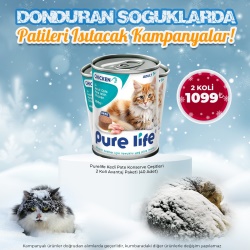 Pure Life Kedi Pate Konserve Çeşitleri 2 Koli (40 Adet) Avantaj Paketi