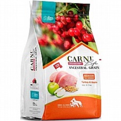 Carni Life Az Tahıllı Hindi Elma ve Kızılcıklı Yaşlı Köpek Maması 12kg