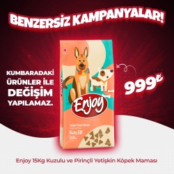 Enjoy 15 Kg Kuzu Etli Yetişkin Köpek Maması (Hafta Sonu Özel)