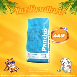 Pancho 15 Kg Kuzu Etli Yetişkin Köpek Maması (Yaz Fırsatları)