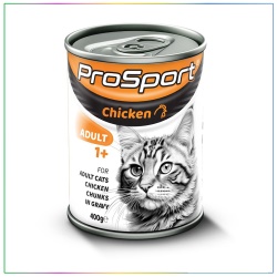 Prosport Chunk Tavuk Etli Yetişkin Kedi Konservesi 400 gr x 20 Adet