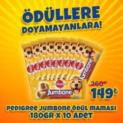 Pedigree Jumbone Ödül Maması 180 Grx10 Adet