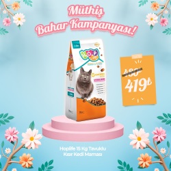 Hop life 15 Kg Tavuklu Sterilised Kedi Maması