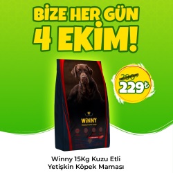 Winny Premium 15 Kg Kuzu Etli Yetişkin Köpek Maması