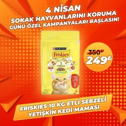 Friskies 10 Kg Etli ve Tavuklu Yetişkin Kedi Maması