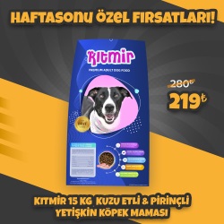 Kıtmir 15 Kg Kuzu Etli Pirinçli Premium Yetişkin Köpek Maması