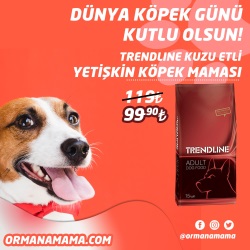 Trendline Kuzu Etli Yetişkin Köpek Maması 15 Kg