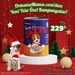 Dardanel Jazzy 400gr x 12 Adet Köpek Konserve Çeşitleri