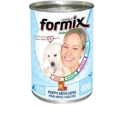 Formix Kuzu Parça Etli Yavru Köpek Konservesi 400gr x 24 Adet