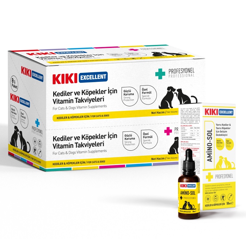 KIKI Excellent Kedi & Köpek Amino-Sol Şurup 50 ml.