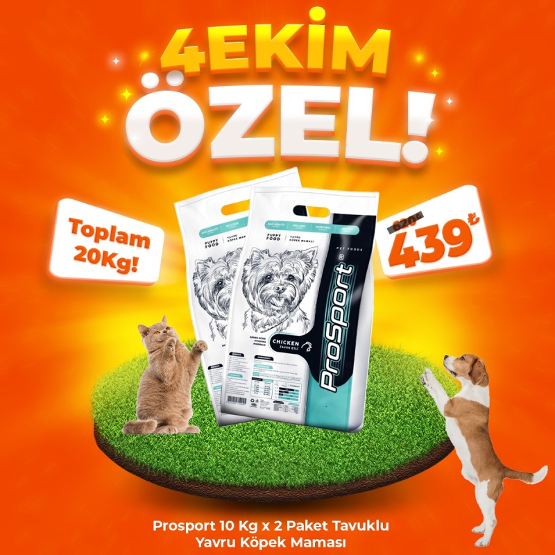 Prosport 10 Kg Tavuklu Yavru Köpek Maması x 2 Adet (Avantaj Paketi)