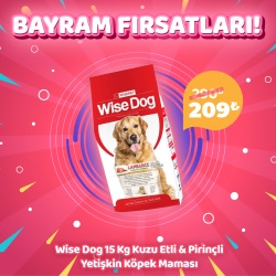 Wise Dog Kuzu Etli Yetişkin Köpek Maması 15 Kg