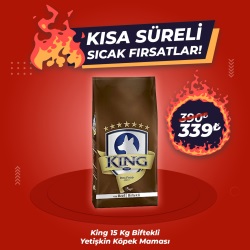 King 15 Kg Biftekli Yetişkin Köpek Maması