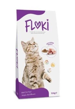 Floki Tavuklu Yetişkin Kedi Maması 15 KG