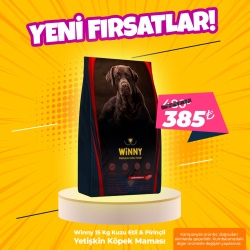 Winny 15 Kg Kuzu Etli ve Pirinçli Yetişkin Köpek Maması