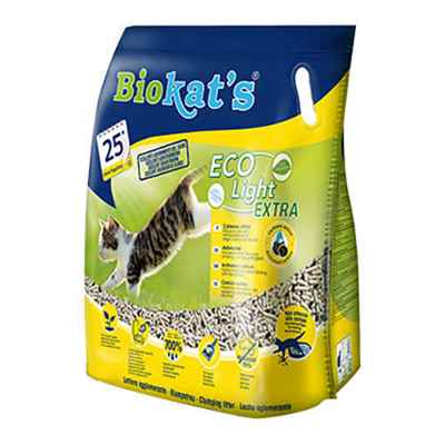 Biokats Eco Light Extra Aktif Karbonlu Pelet Kedi Kumu 2x5 Lt